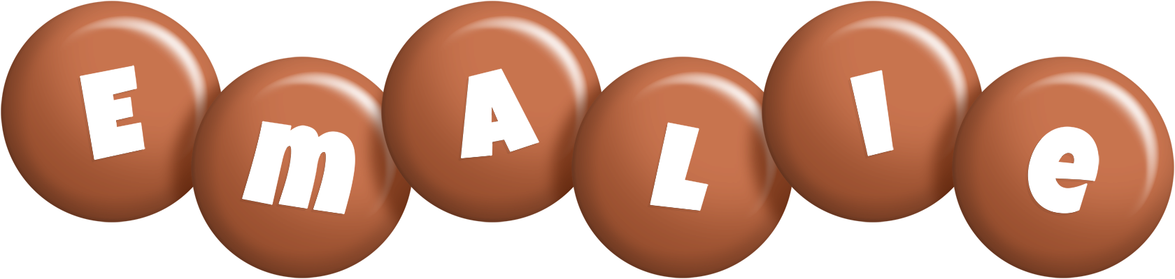 Emalie candy-brown logo