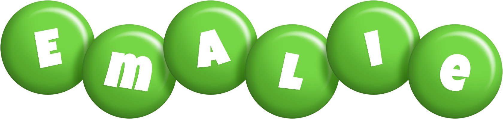 Emalie candy-green logo
