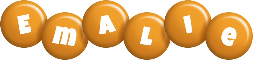 Emalie candy-orange logo