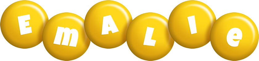 Emalie candy-yellow logo