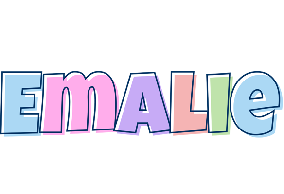 Emalie pastel logo