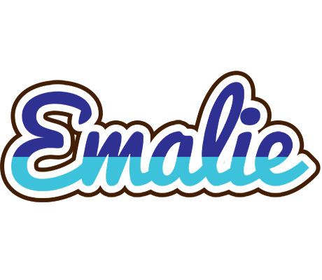 Emalie raining logo
