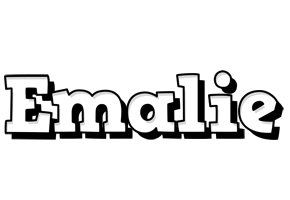 Emalie snowing logo