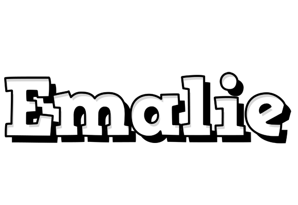 Emalie snowing logo