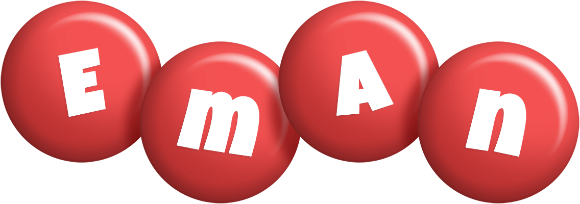 Eman candy-red logo