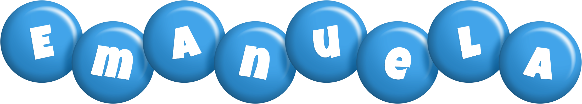 Emanuela candy-blue logo