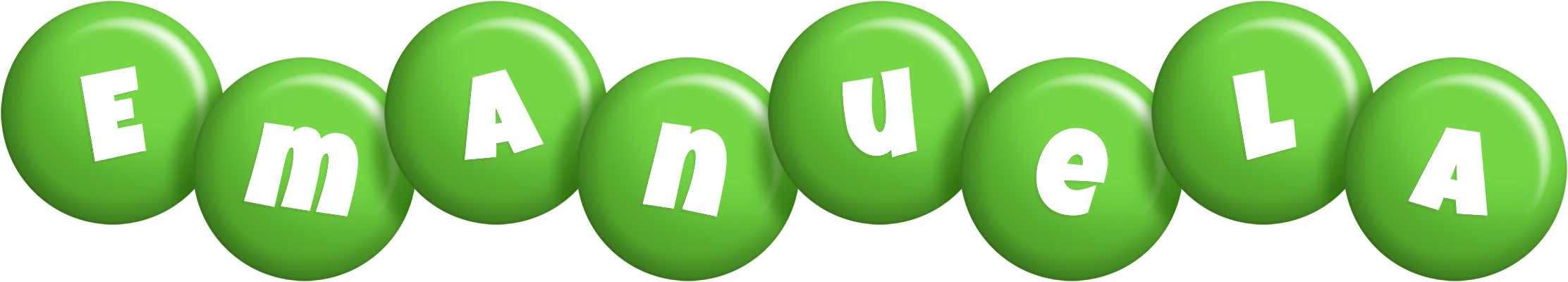 Emanuela candy-green logo