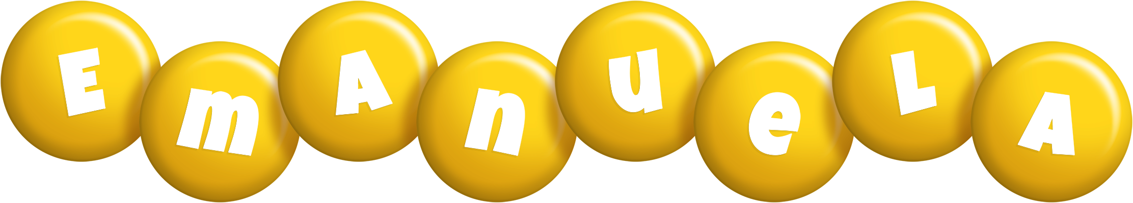 Emanuela candy-yellow logo