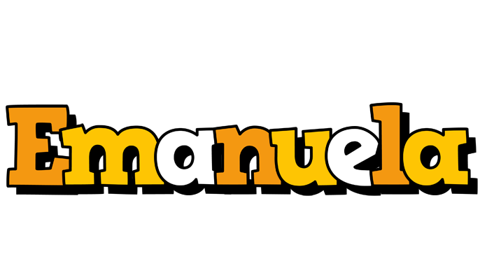 Emanuela cartoon logo