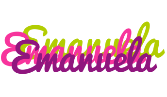 Emanuela flowers logo