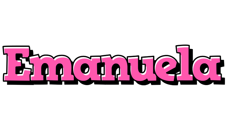 Emanuela girlish logo
