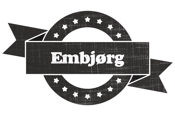 Embjørg grunge logo