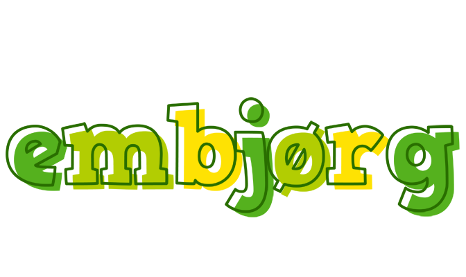 Embjørg juice logo