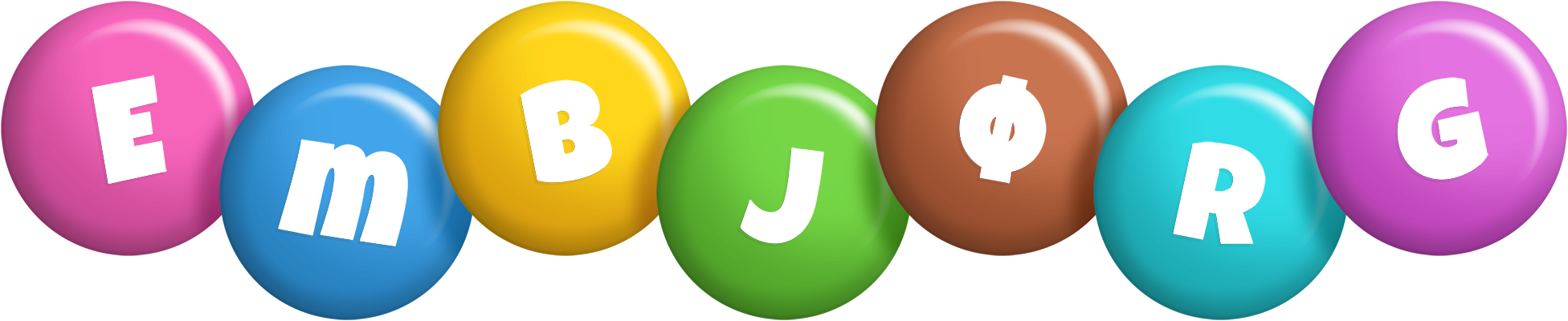 Embjørg candy logo