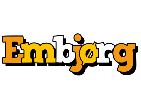 Embjørg cartoon logo