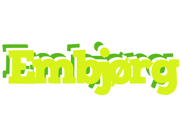 Embjørg citrus logo