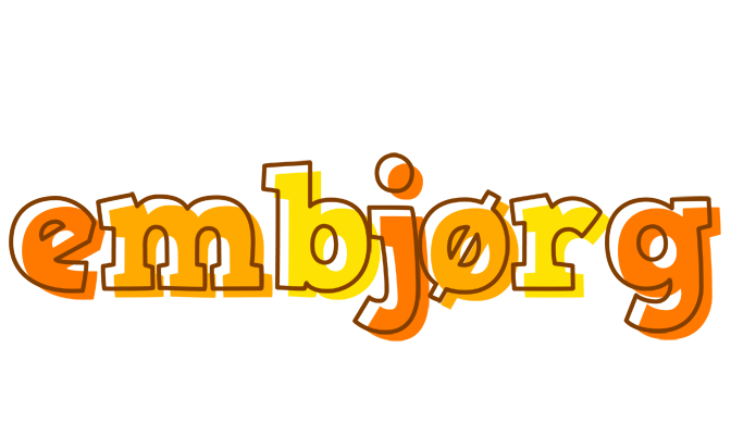 Embjørg desert logo