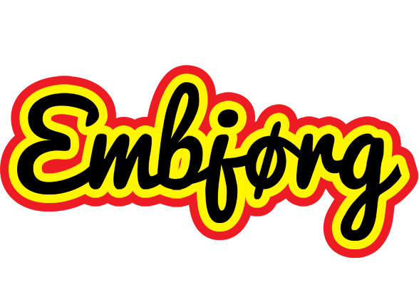 Embjørg flaming logo