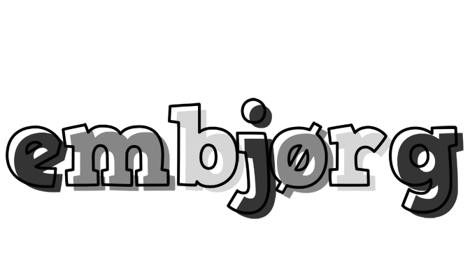 Embjørg night logo