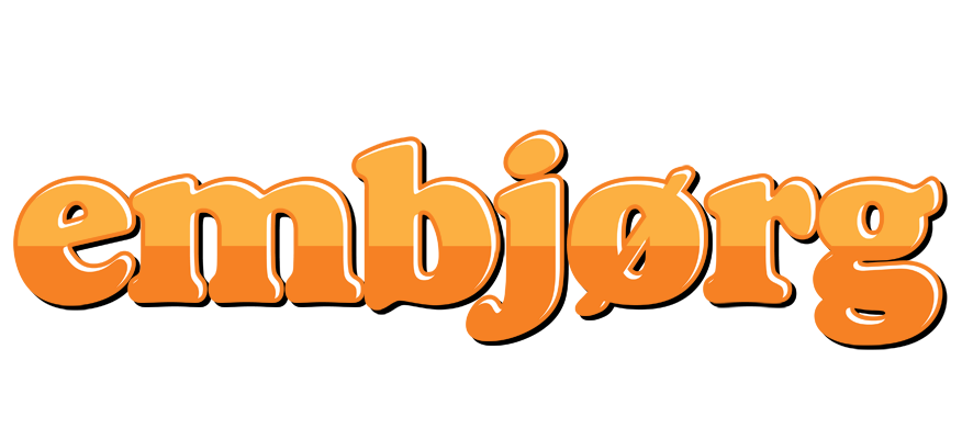 Embjørg orange logo