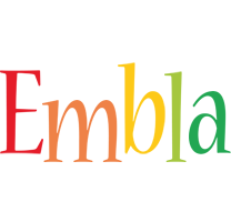 Embla birthday logo