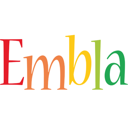 Embla birthday logo
