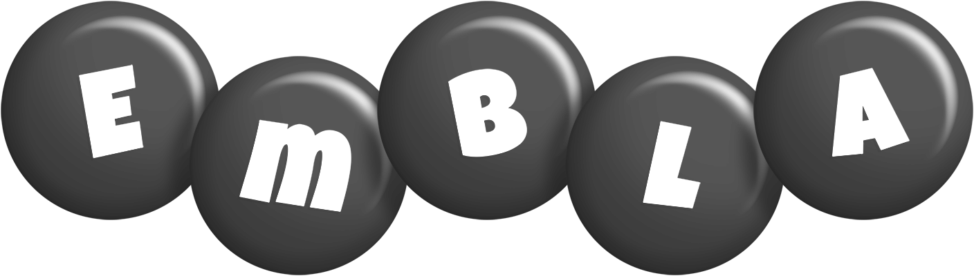 Embla candy-black logo