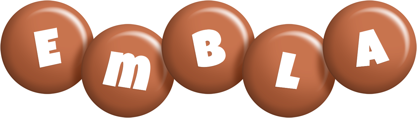 Embla candy-brown logo