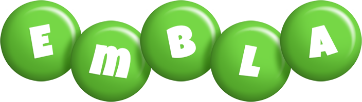 Embla candy-green logo