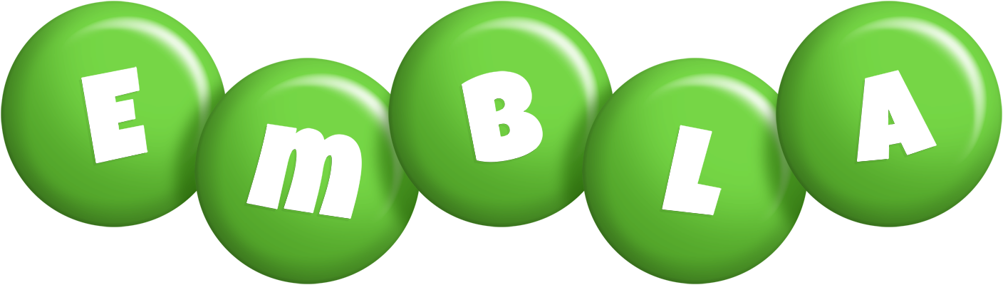 Embla candy-green logo