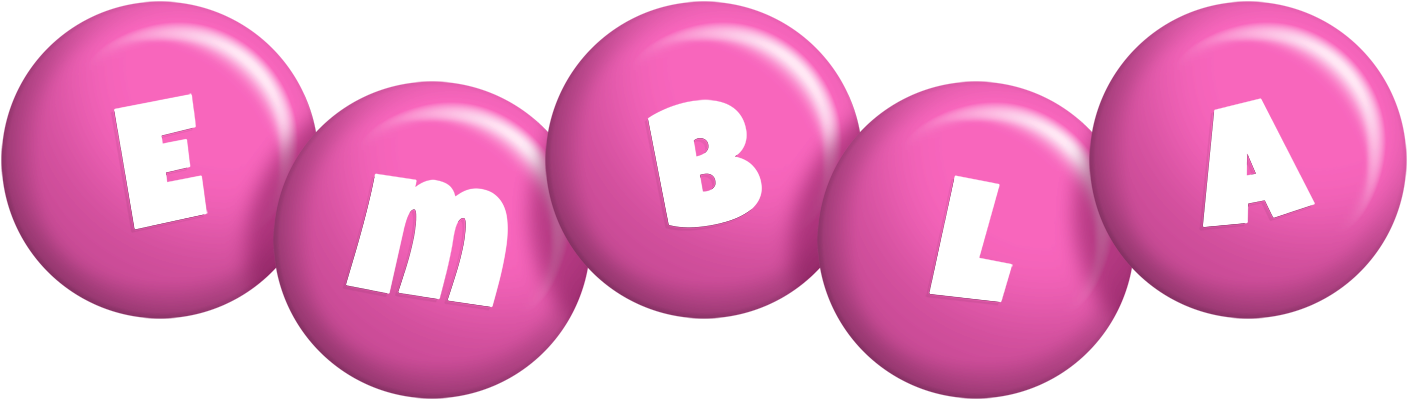 Embla candy-pink logo