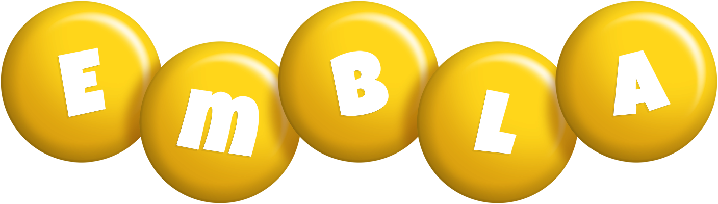Embla candy-yellow logo