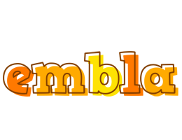 Embla desert logo