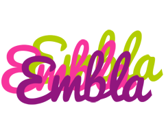 Embla flowers logo