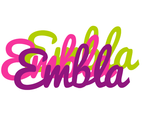 Embla flowers logo