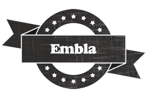 Embla grunge logo