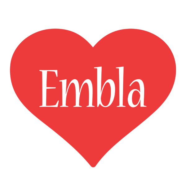 Embla love logo