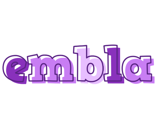 Embla sensual logo