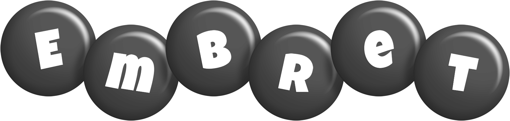 Embret candy-black logo