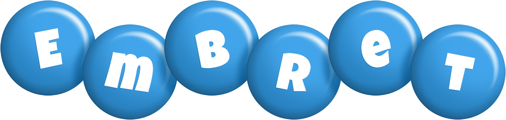 Embret candy-blue logo