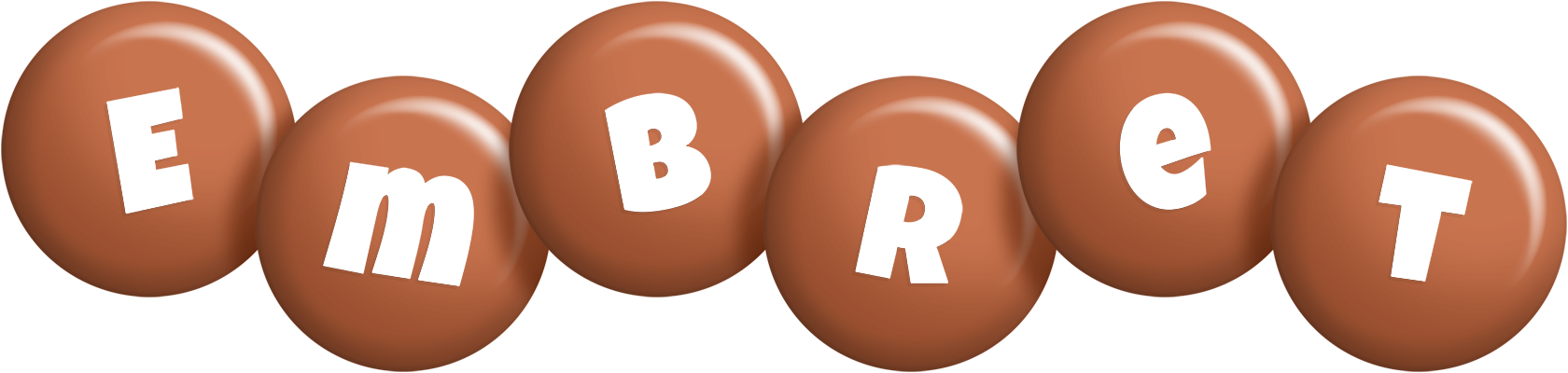 Embret candy-brown logo