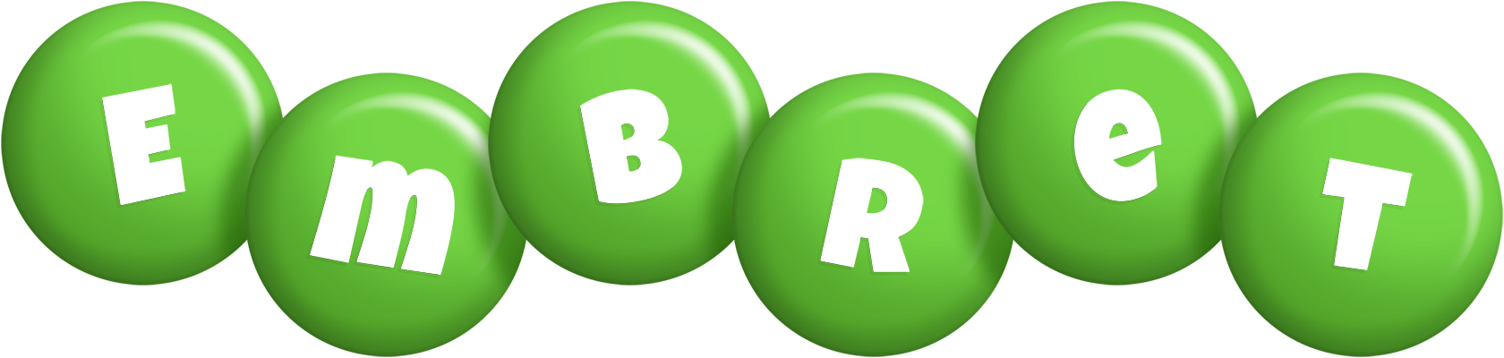 Embret candy-green logo