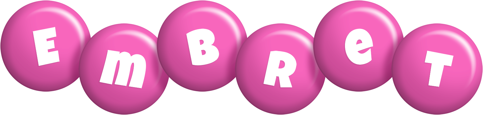 Embret candy-pink logo