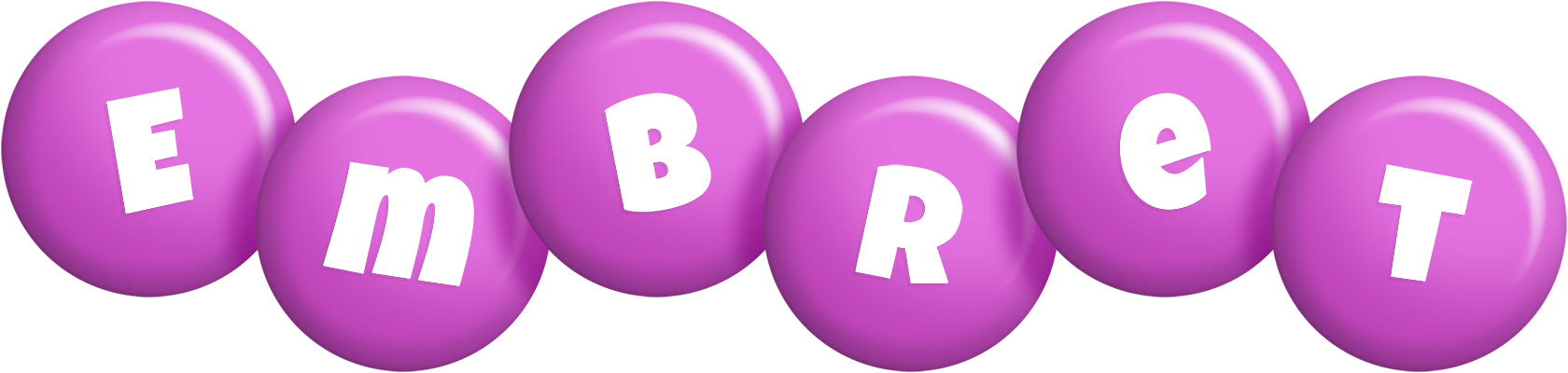 Embret candy-purple logo