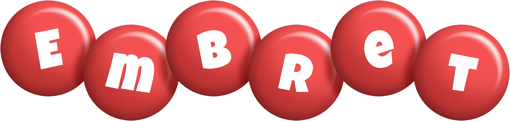 Embret candy-red logo