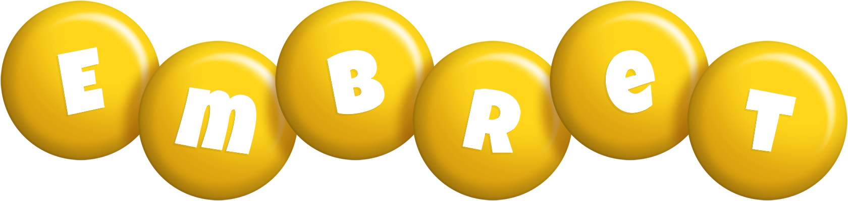 Embret candy-yellow logo