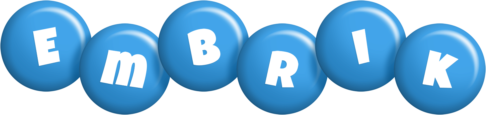Embrik candy-blue logo