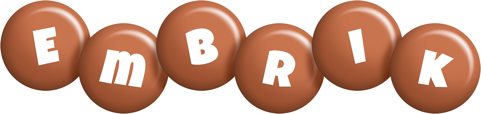 Embrik candy-brown logo