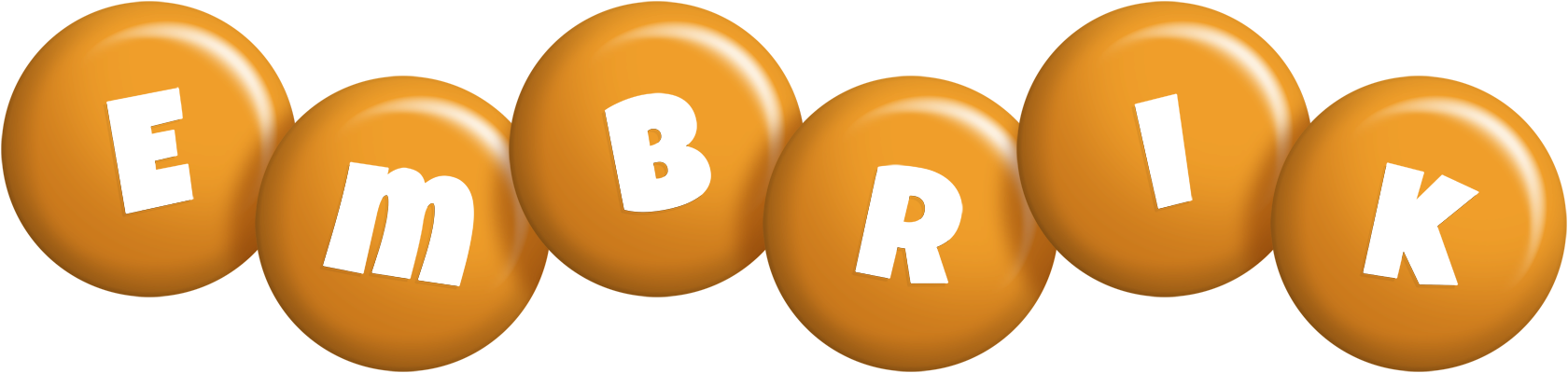 Embrik candy-orange logo