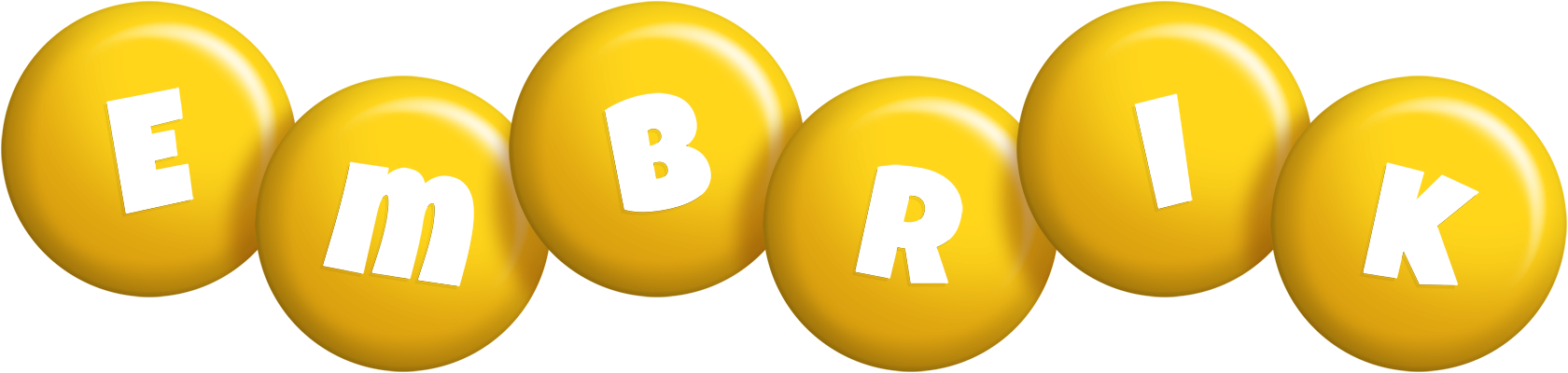 Embrik candy-yellow logo